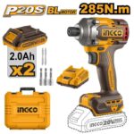 INGCO Lİ-İON AKÜLÜ VİDALAMA KÖMÜRSÜZ 1/4 '''' 20V 2.0 AH