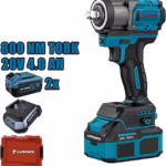CATPOWER KÖMÜRSÜZ AKÜLÜ SOMUN SIKMA 1/2'' 800NM Lİ-İON 20V 4.0Ah