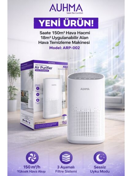 AHUMA ARP-002 HAVA TEMİZLEYİCİ SESSİZ
