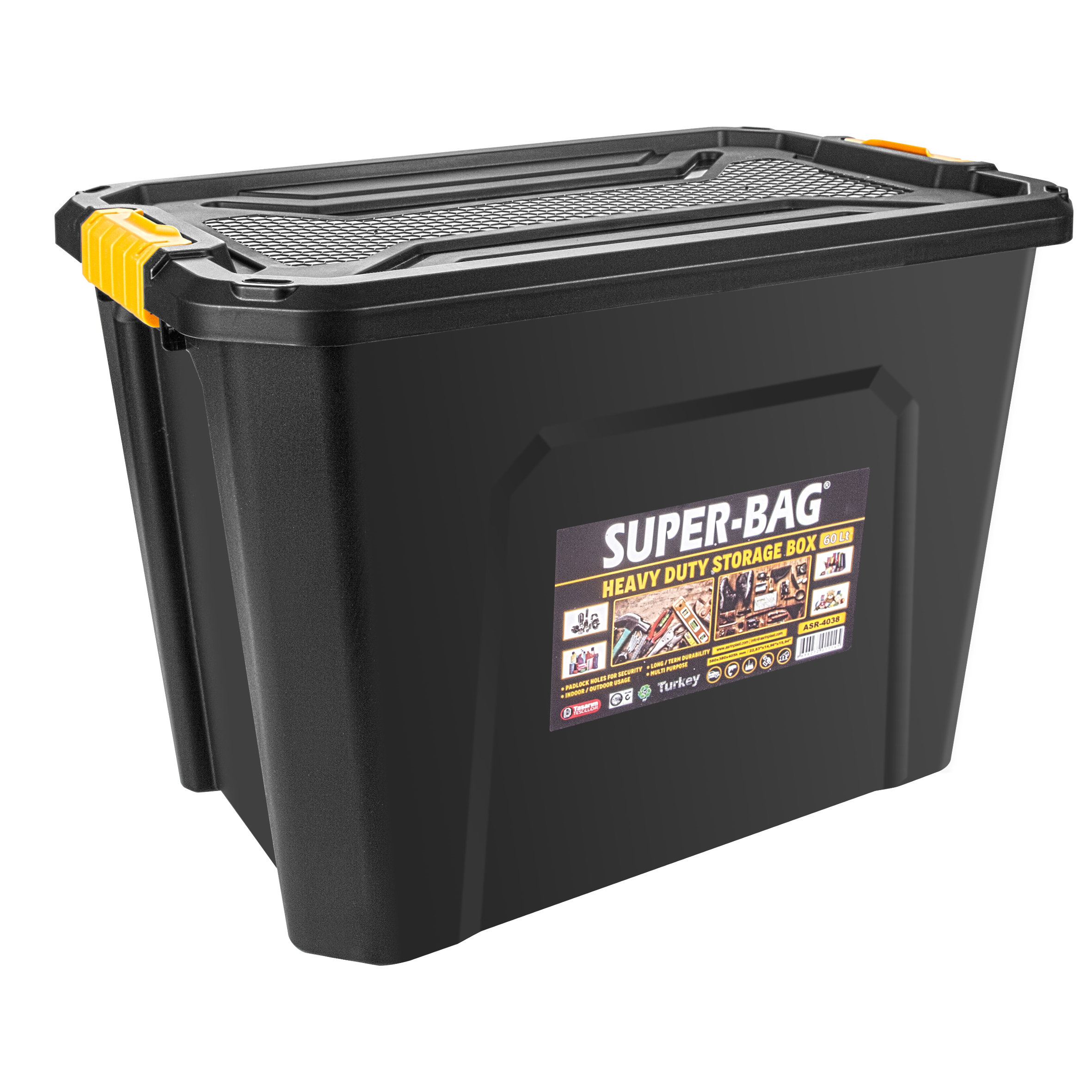 ASR-4038 SUPERBAG SAKLAMA KUTUSU 60 LT - Görsel 1