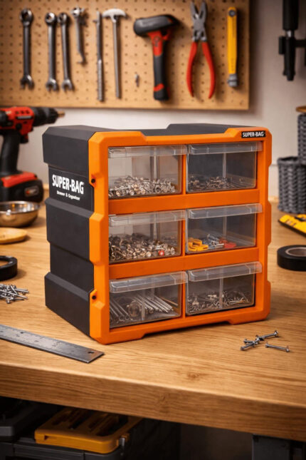 SUPERBAG 6'LI KÜÇÜK MONOBLOK ÇEKMECE SETİ
