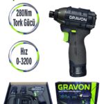 GRAVON ŞARJLI TORKLU VİDALAMA MAKİNESİ