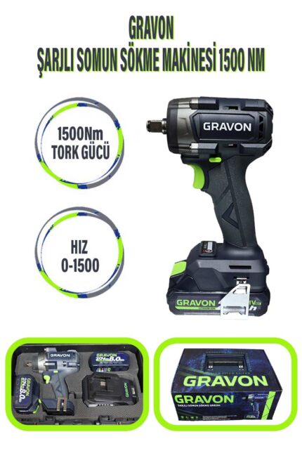 GRGRAVON ŞARJLI SOMUN SÖKME MAKİNESİ 1500 NM