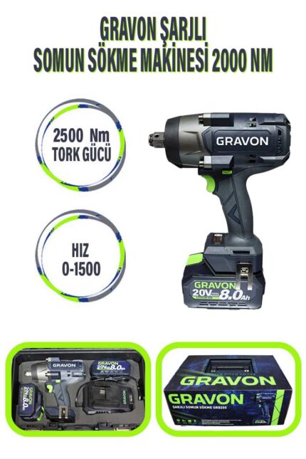 GRAVON ŞARJLI SOMUN SÖKME MAKİNESİ 2000 NM