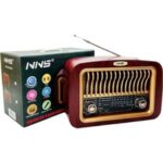 NNS NOSTALJİK RADYO GÖRÜNÜMLÜ BLUETOOTH HOPARLÖR