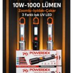 POWERDEX 10W IŞIKLI  EL FENERİ P1007