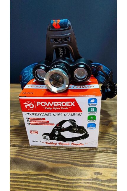 POWERDEX 10 W PROFESYONEL KAFA FENERİ