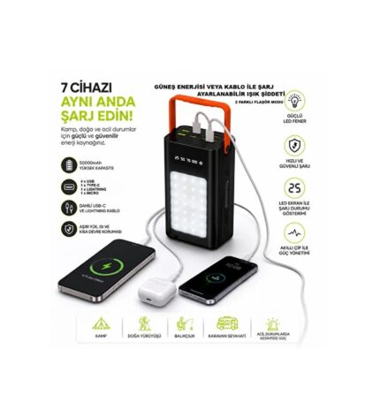 ACL PW-125 SOLAR POWERBANK 50000MAH