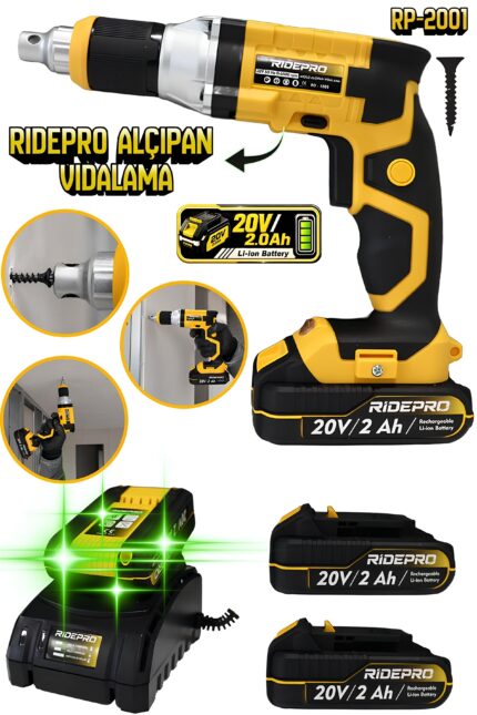 RİDEPRO ALÇIPAN VİDALAMA SARI MODEL