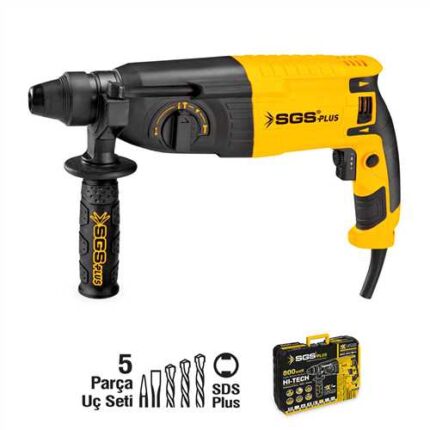 SGS KIRICI-DELİCİ MATKAP 800 W 26 MM 3.2 KG (SDS PLUS)