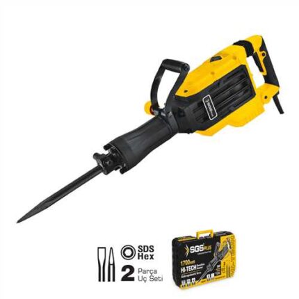 SGS ELEKTROPNOMATİK KIRICI SDS HEX 1700 W 60 JOULES 16 KG