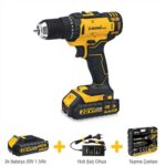 SGS AKÜLÜ VİDALAMA SETİ 20 VOLT (1.5Ah)