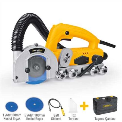 SGS DERZ TEMİZLEME VE KESME MAKİNESİ 1200 W