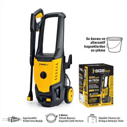 SGS YÜKSEK BASINÇLI YIKAMA MAKİNASI 1600 W 130 BAR