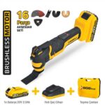 SGS AKÜLÜ MULTI-TOOLS KESİCİ VE RASPALAMA MAKİNESİ 20V 1*2.0 Ah