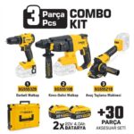 SGS COMBO SET 3 PARÇA (MATKAP/KIRICI-DELİCİ/AVUÇ TAŞLAMA)