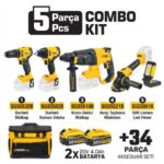SGS SGS COMBO SET 5 PARÇA (MATKAP/KIRICI-DELİCİ/AVUÇ TAŞLAMA/SOMUN SIKMA/FENER)
