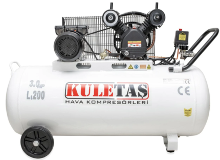 KULETAŞ 200 LT HAVA KOMPRESÖRÜ 3HP 220