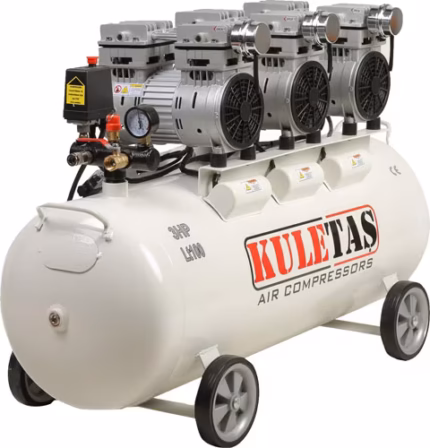 KULETAŞ SESSİZ HAVA KOMPRESÖRÜ 100 LT 3HP
