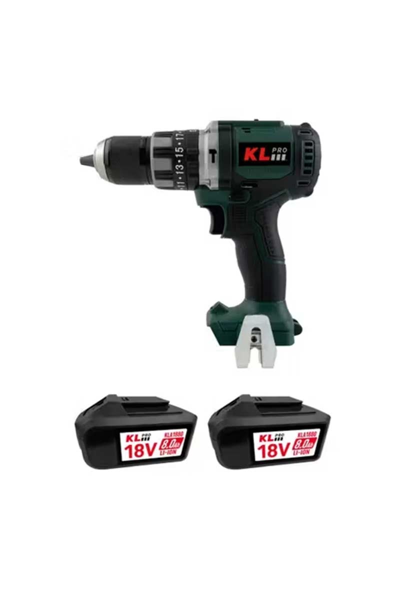 KLDM18BH-80 KALE 18V 8.0 AH ŞARJLI DARBELİ VİDALAMA/MATKAP KÖMÜRSÜZ - Görsel 1