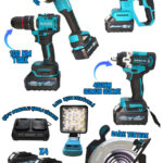 RUDİGER 5 Lİ SET (4 LÜ SET + 185 MM DAİRE TESTERE)