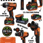 RİDEPRO RP-1006 TURBO MAX PROFESYONEL ŞARJLI 4'LÜ SET 800 NM'Lİ