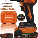 RİDEPRO ŞARJLI MATKAP KIZAKLI