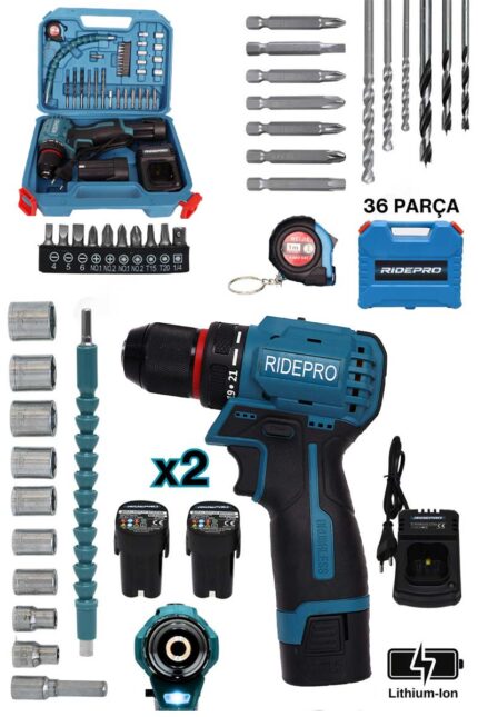 RİDEPRO ŞARJLI ARMUT VİDALAMA