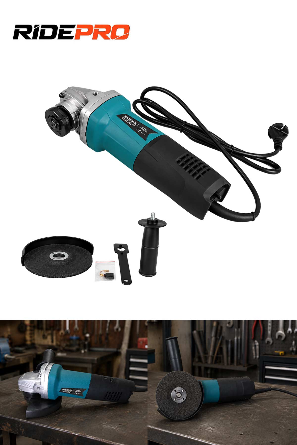 RP-2026 RİDEPRO SPİRAL TAŞLAMA MAKİNESİ 1010 W - Görsel 1