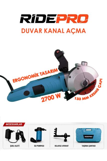RİDEPRO DUVAR KANAL AÇMA MAKİNESİ