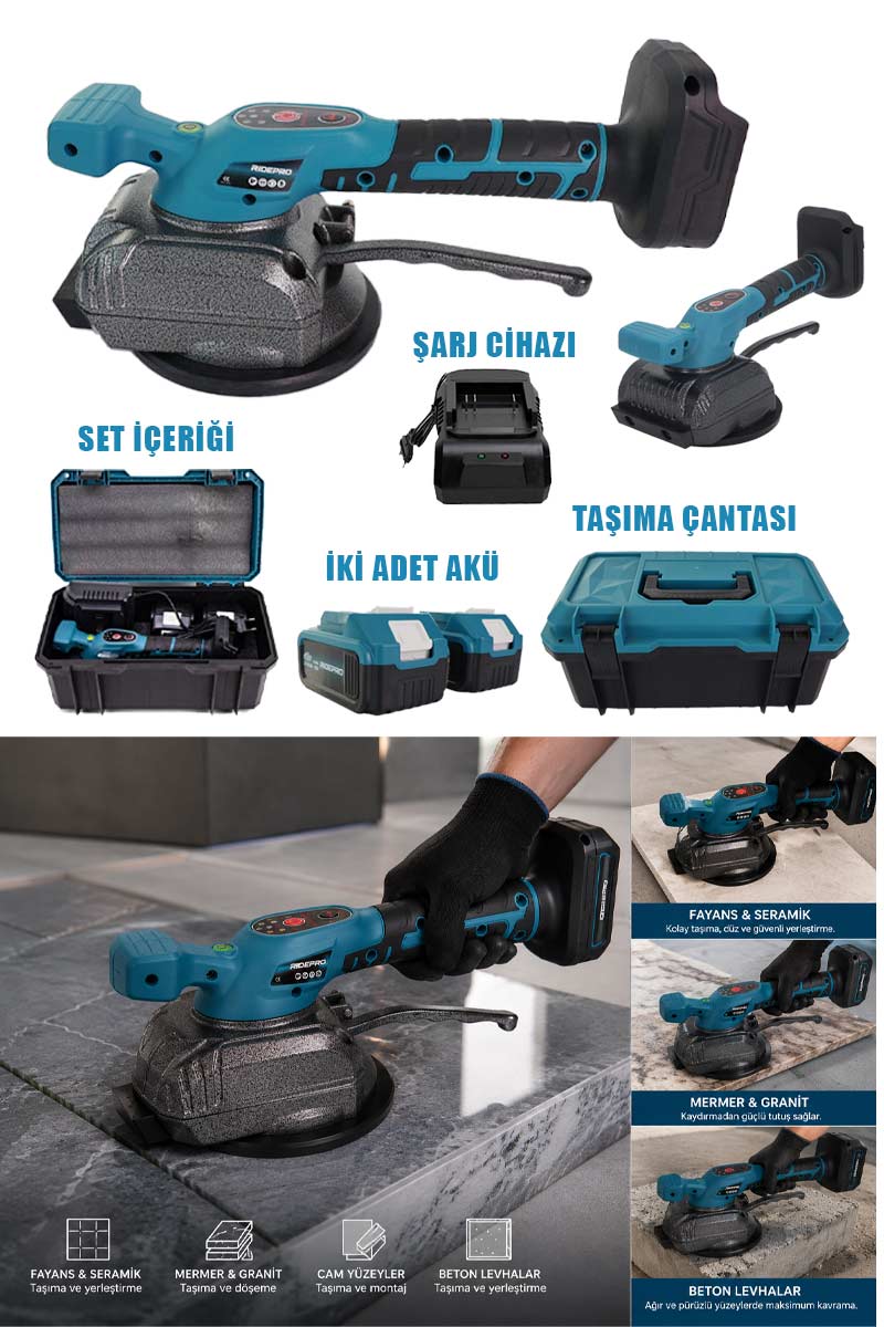 RP-2052 RİDEPRO TERAZİLİ FAYANS TOKMAĞI 21W3 AH - Görsel 1