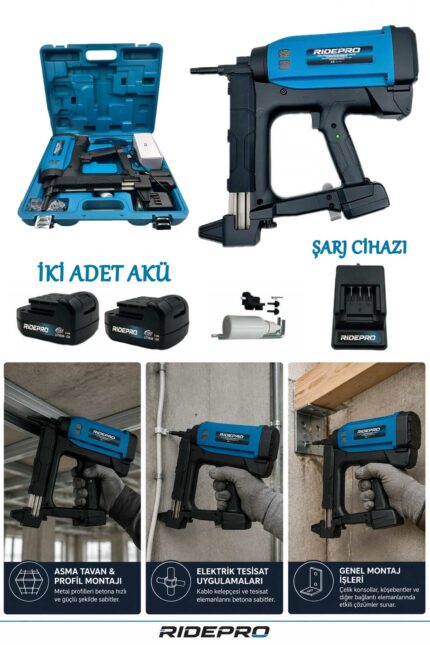 RİDEPRO GAZLI ÇİVİ TABANCASI