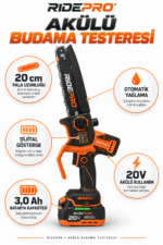 RİDEPRO RP-1003 2'Lİ PROFESYONEL BAHÇE SETİ MAKAS+TESTERE - Görsel 2