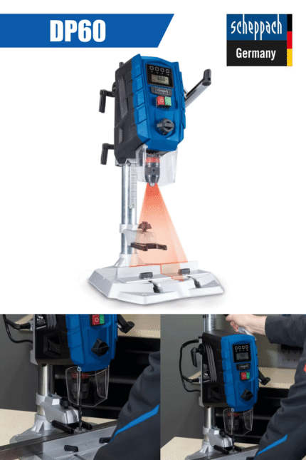 SCHEPPACH DP60 TEZGAH TİPİ SÜTUNLU DİGİTAL MATKAP