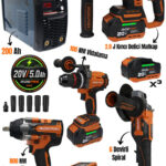RP-1125 RİDEPRO 4'LÜ SET 800 NM'Lİ + 200 AH EKONOMİK KAYNAK MAKİNESİ