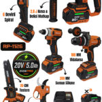 RP-1126 RİDEPRO 4'LÜ SET 350 NM'Lİ + 2'Lİ SET MAKAS VE TESTERE