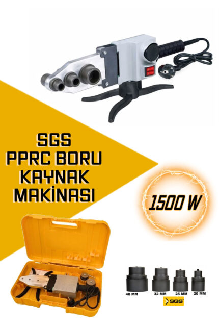 SGS PPRC BORU KAYNAK MAKİNASI 1500W
