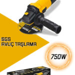 SGS AVUÇ TAŞLAMA 750 W 115 MM