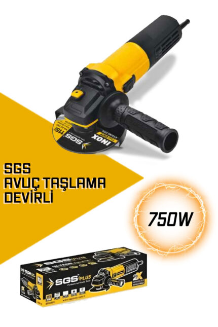 SGS AVUÇ TAŞLAMA 750 W 115 MM DEVİRLİ