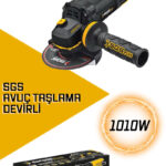 SGS AVUÇ TAŞLAMA 1010 W 125MM DEVİRLİ
