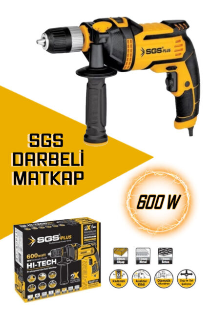 SGS DARBELİ MATKAP 600 W
