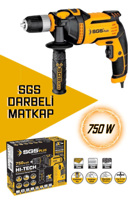SGS DARBELİ MATKAP 750 W