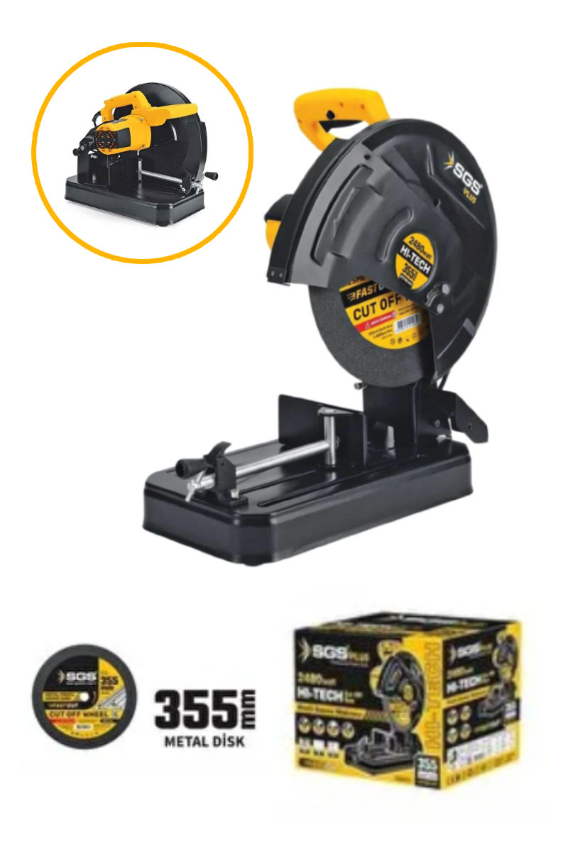 SGS5275 SGS METAL PROFİL KESME MAKİNESİ 355MM 2480 W - Görsel 1