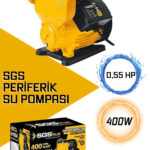 SGS PERİFERİK SU POMPASI 400 W 0.55 HP
