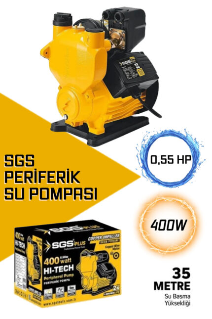 SGS PERİFERİK SU POMPASI 400 W 0.55 HP