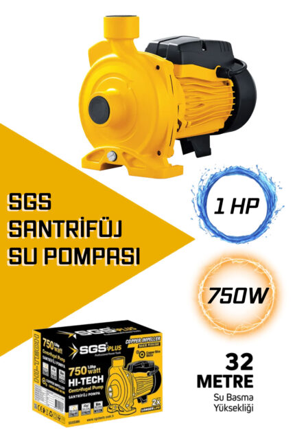 SGS SANTRİFÜJ SU POMPASI 750 W 1 HP