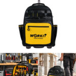 WORKİT BEZ TEKERLEKLİ SIRT ÇANTA