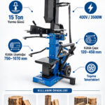 SCHEPPACH COMPACT 15T DİKEY KÜTÜK YARMA MAKİNESİ