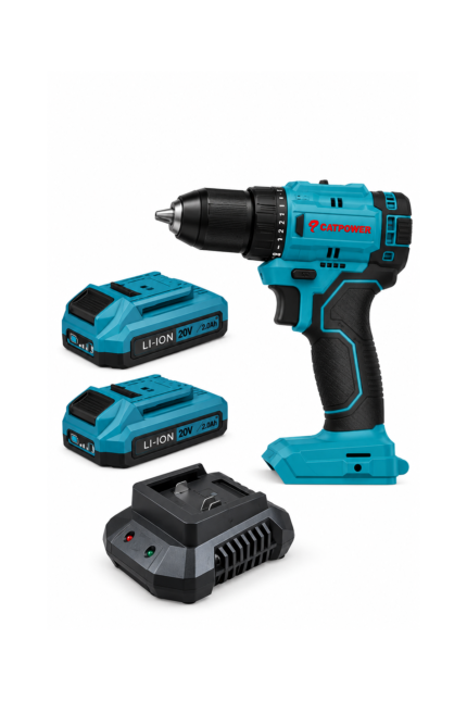 CATPOWER AKÜLÜ VİDALAMA Li-ion 40NM KÖMÜRSÜZ 10 MMM SET