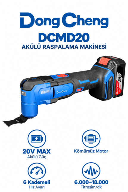 DONGCHENG DCMD20 RASPALAMA MAKİNESİ 4.0 AH